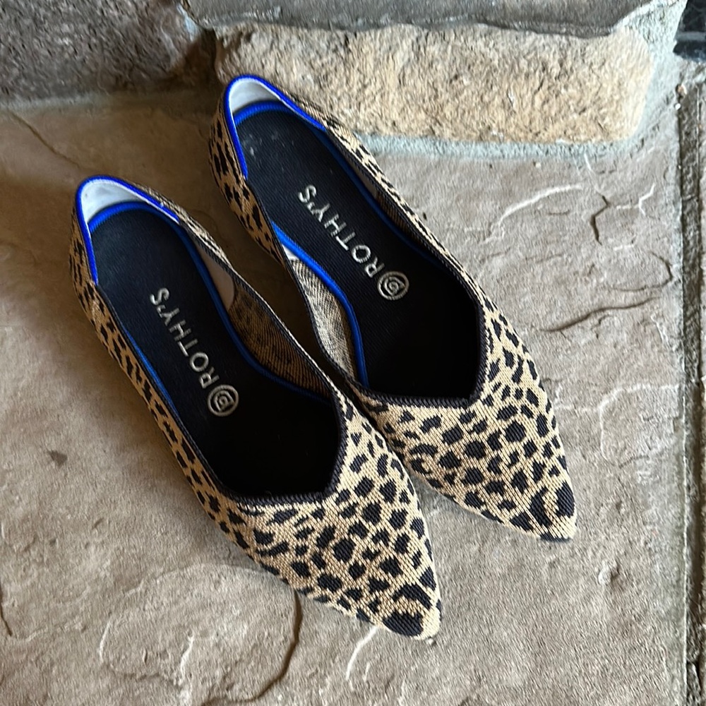 Rothy’s Leopard print The Point 9.5
